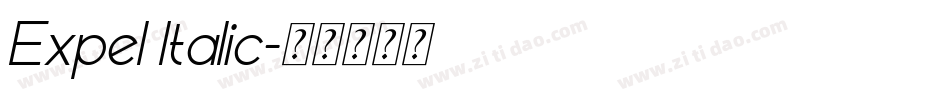 Expel Italic字体转换